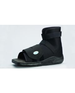 Slimline Cast Boot  Black Square-Toe  Adult Medium